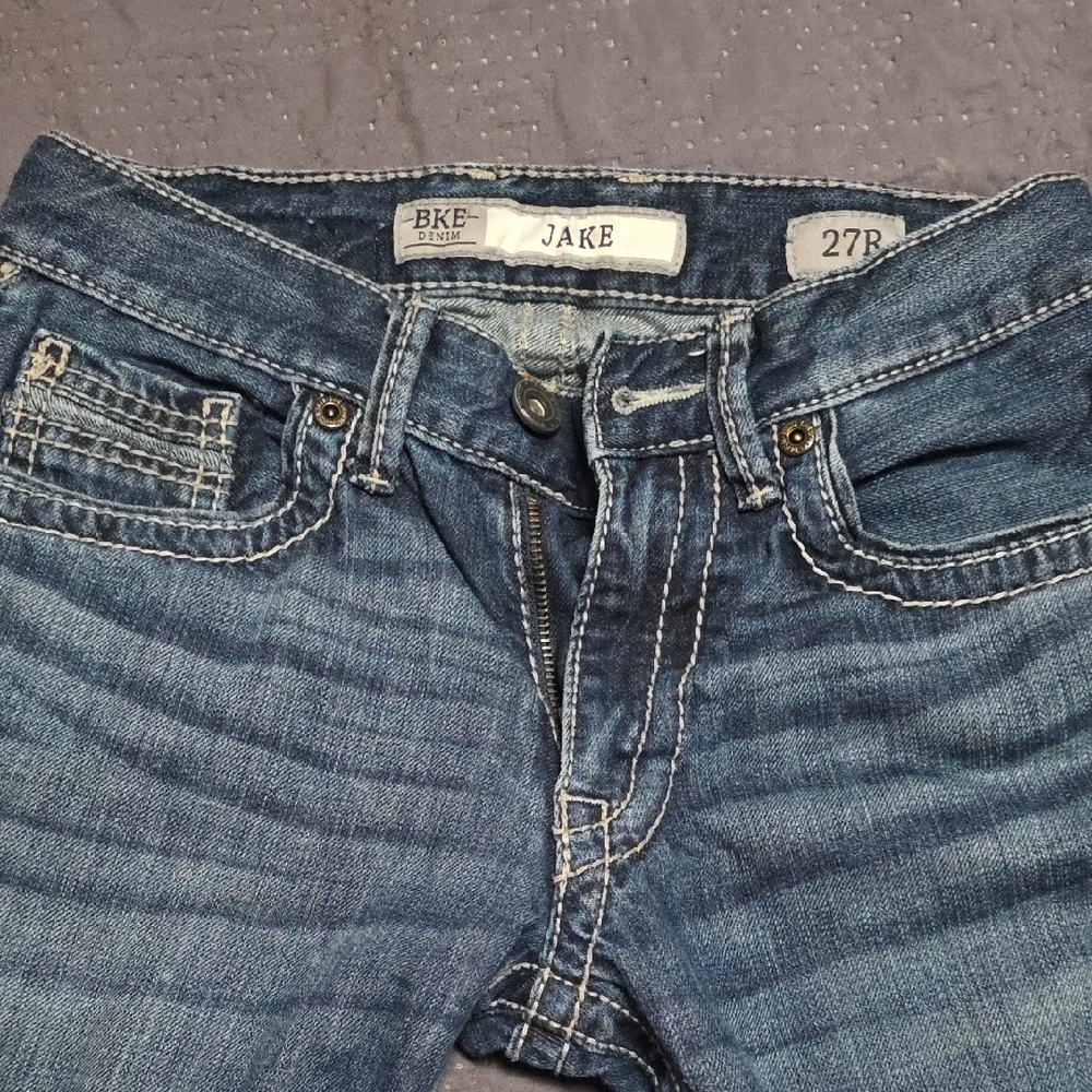 BKE Jake Men's Blue Bootcut Jeans